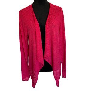 Torrid SZ 2 (18/20) Vibrant Pink Open Front Cardigan